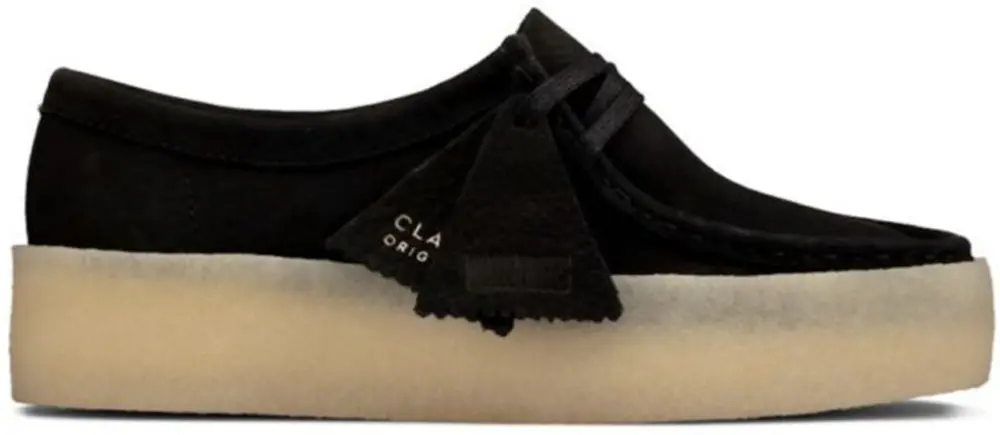 Giày Clarks Wallabee Cup 'Black Nubuck' 261-58144