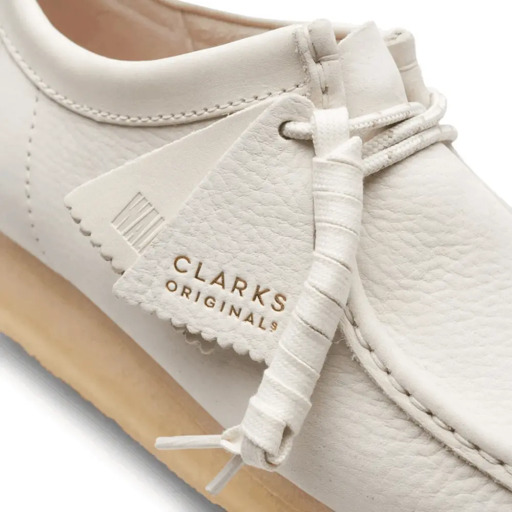 Giày Clarks Wallabee 'Off White Nubuck' 261-66299 - Ảnh 4