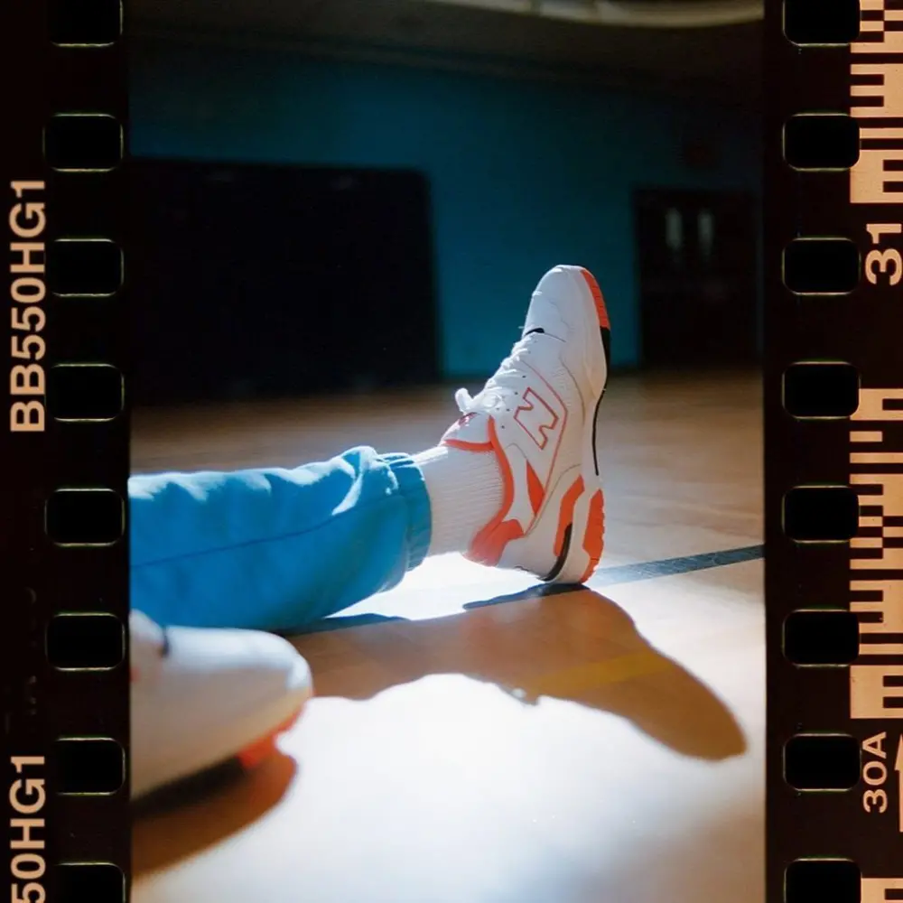Giày New Balance 550 'Varsity Orange' BB550HG1 - Ảnh 4