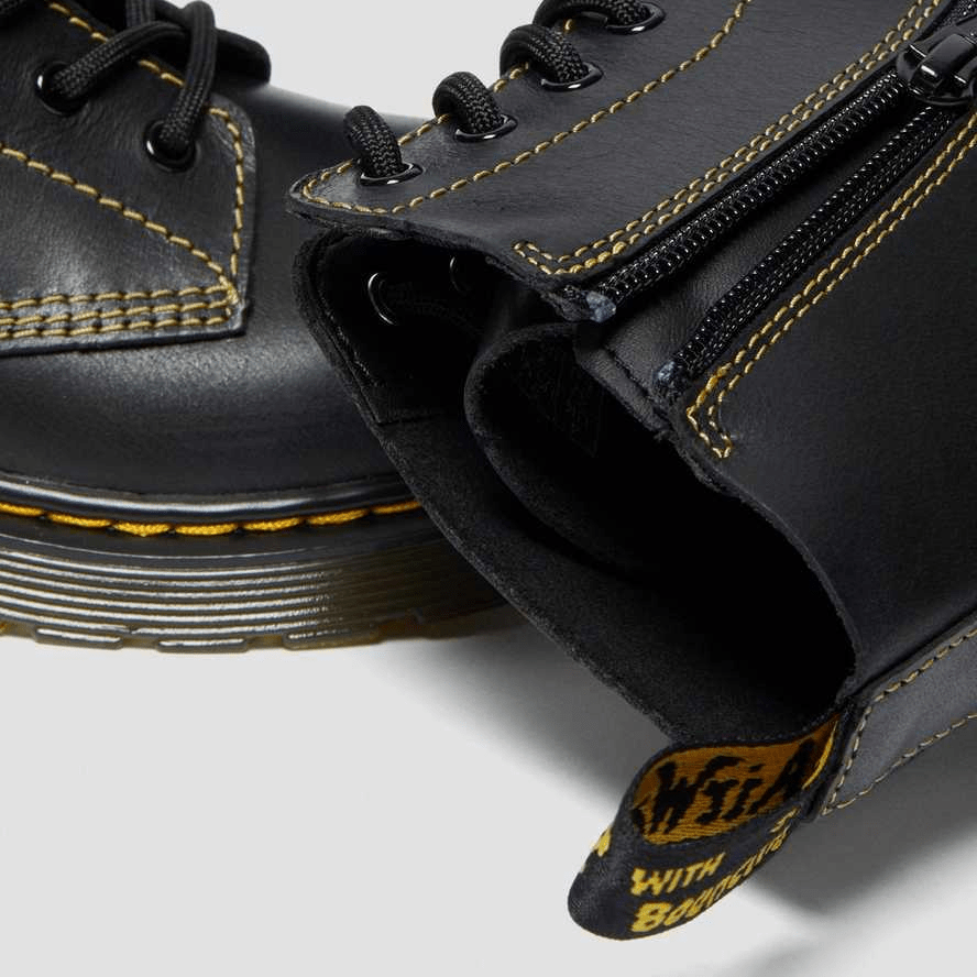 Giày Dr.Martens Youth 1460 Pablo Leather Lace Up 'Black' 26191001 - Ảnh 4