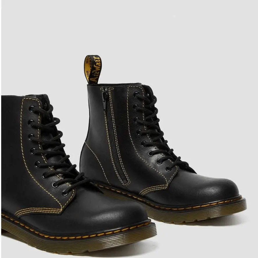 Alternative view of Giày Dr.Martens Youth 1460 Pablo Leather Lace Up 'Black' 26191001