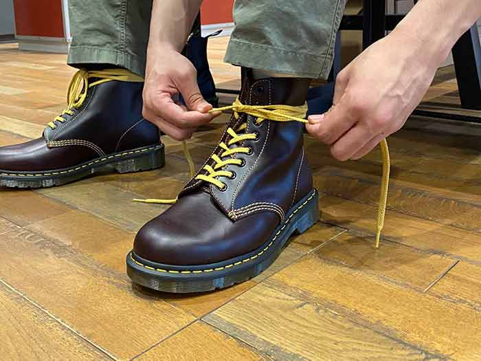 Giày Dr.Martens 1460 Pascal Atlas Leather 'Oxblood Atlas' 26243601 - Ảnh 3