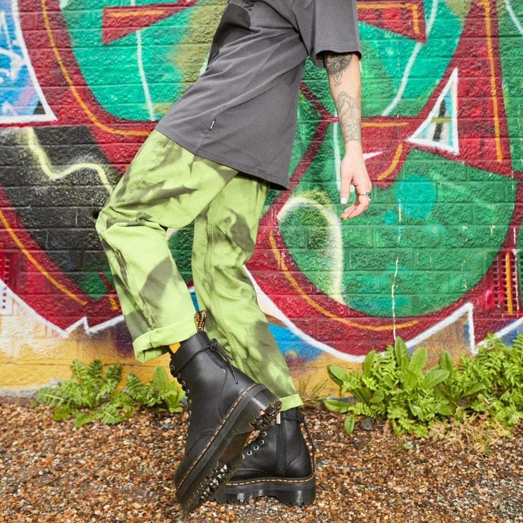 Giày Dr. Martens Black Jadon Pisa Leather Boots 26378001 - Ảnh 7