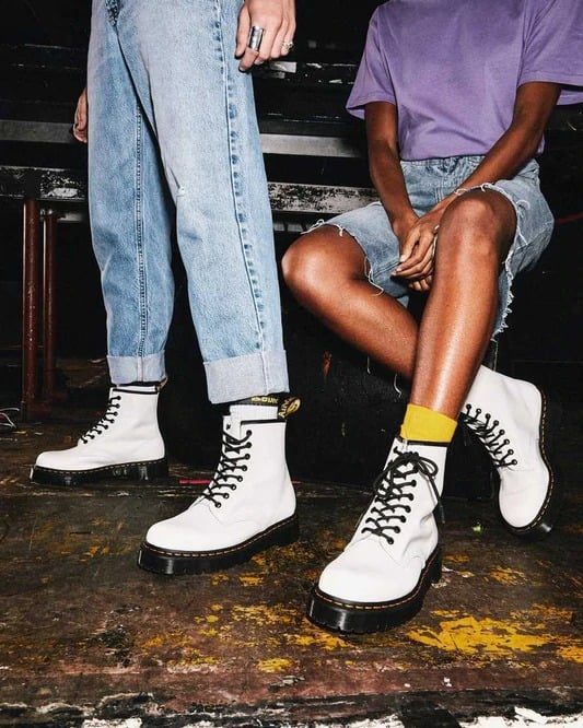 Giày Dr. Martens 1460 Bex Smooth 'White' 26499100 - Ảnh 4