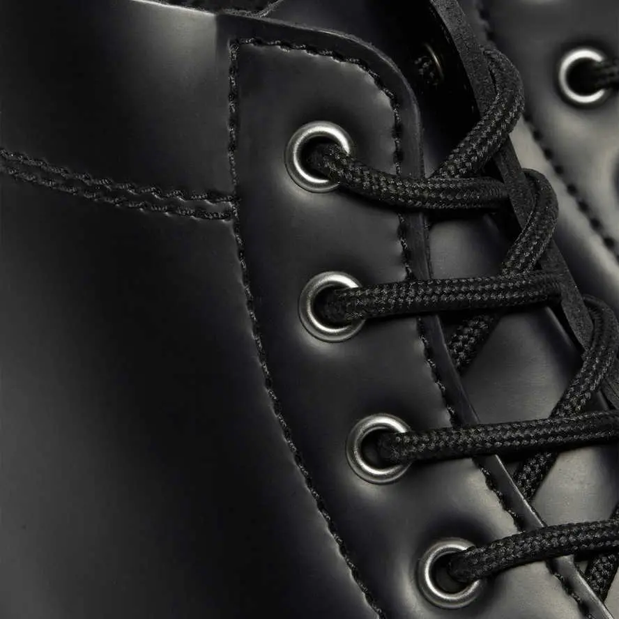 Giày Dr.Martens 101 Exposed Steel Toe Leather 'Black' 26660001 - Ảnh 5