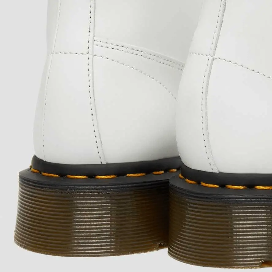 Giày Dr.Martens Church Smooth Leather Monkey 'White' 26741100 - Ảnh 4