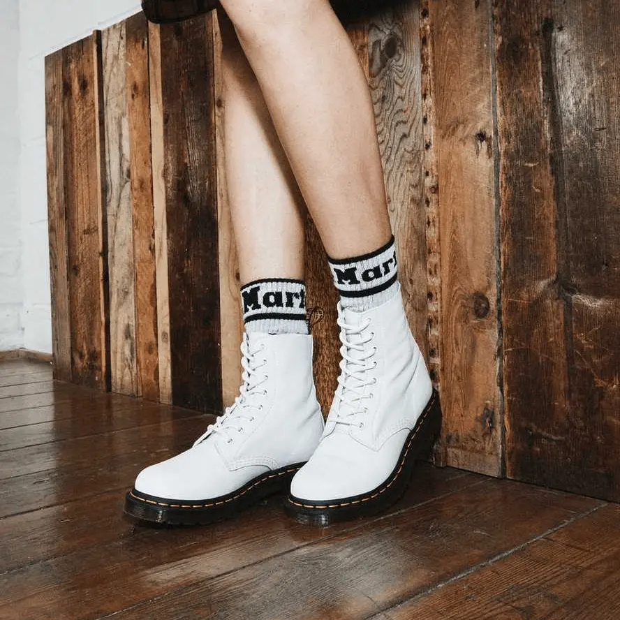 Alternative view of Giày Dr. Martens 1460 Pascal Optical 'White' 26802543