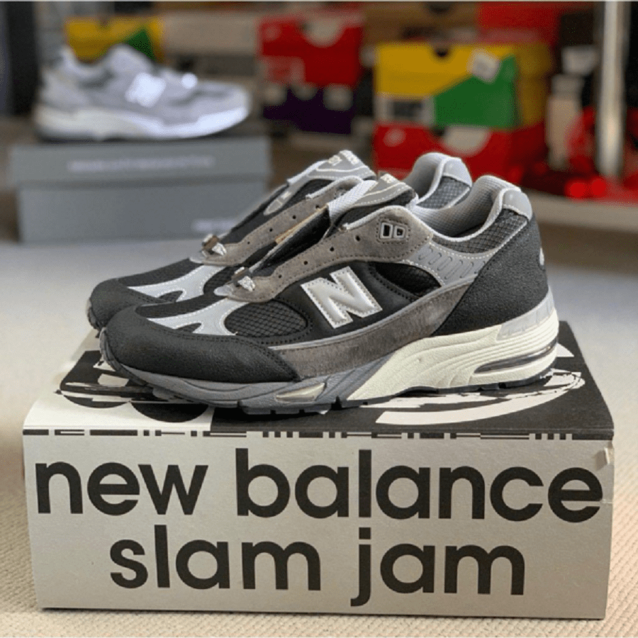 Giày New Balance Slam Jam x Wmns 991 Made In England ‘Shap Store’ W991SJM - Ảnh 5