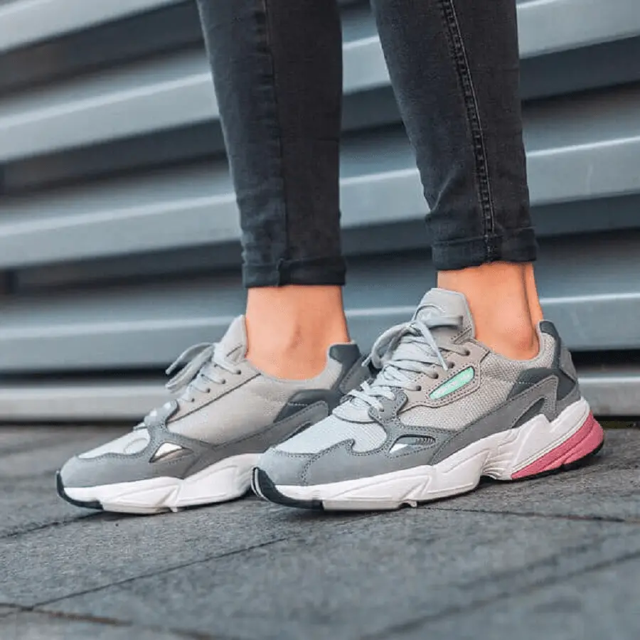 Giày Adidas Originals Falcon 'Grey Pink' D96698 - Ảnh 3