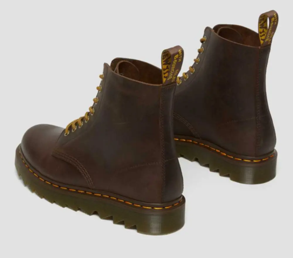 Giày Dr.Martens 1460 Pascal Ziggy Leather 'Dark Brown' 26924207 - Ảnh 4