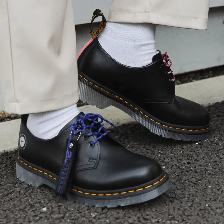 Alternative view of Giày Dr. Martens 1461 Atmos Black Casual Leather 26928001