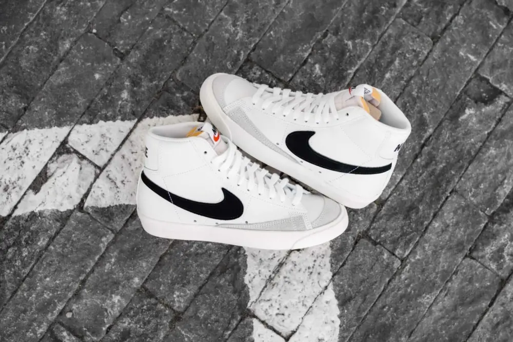 Giày Nike Wmns Blazer Mid 77 Vintage 'White Black' CZ1055-100 - Ảnh 8