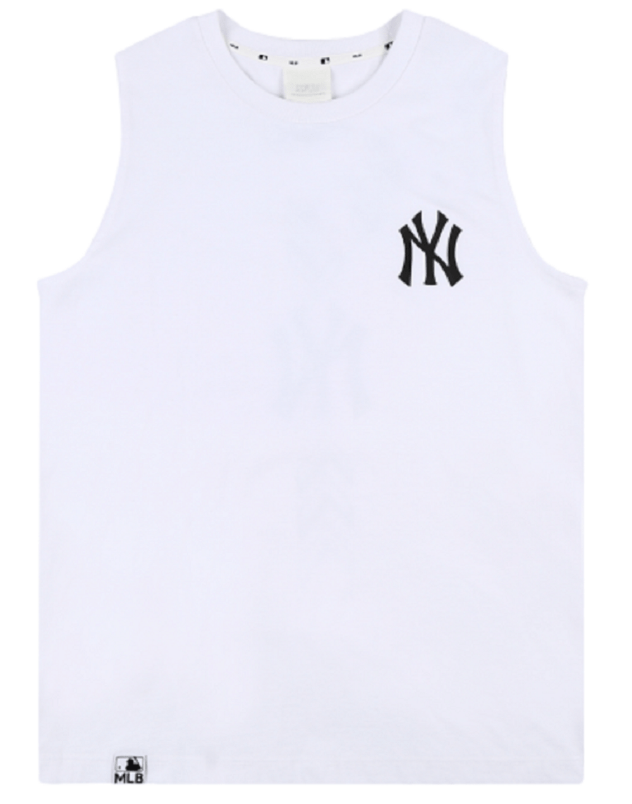 Áo MLB Seamball Sleeveless Top New York Yankees ‘White’ 31TKS2131-50W