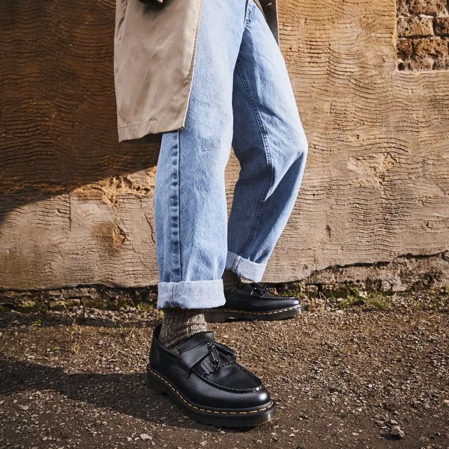 Giày Dr.Martens Adrian Bex Smooth Leather 'Black' 26957001 - Ảnh 5