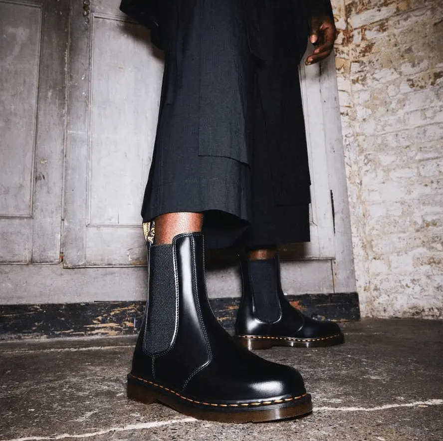 Giày Dr.Martens 2976 Hi Smooth Leather 'Black' 26964001 - Ảnh 3