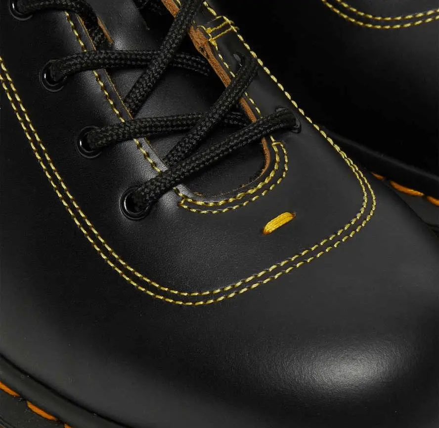 Giày Dr.Martens Glyndon Vintage Smooth Leather 'Black' 26972001 - Ảnh 4
