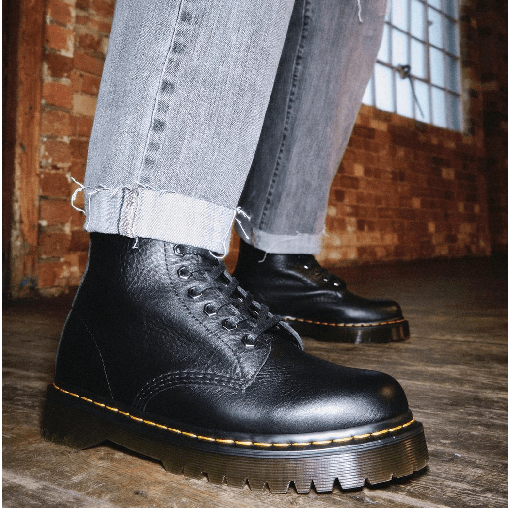 Giày Dr.Martens 1460 Pascal Bex Leather Lace Up 'Black' 26981001 - Ảnh 3