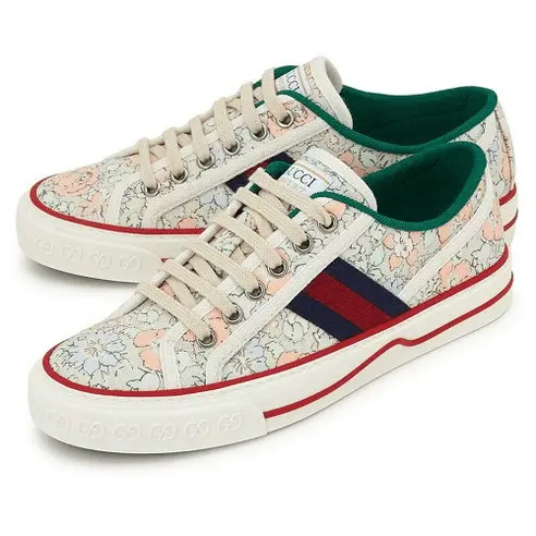 Alternative view of Giày Gucci Tennis 1977 'Floral Mint Green' 606110-2I410-3960