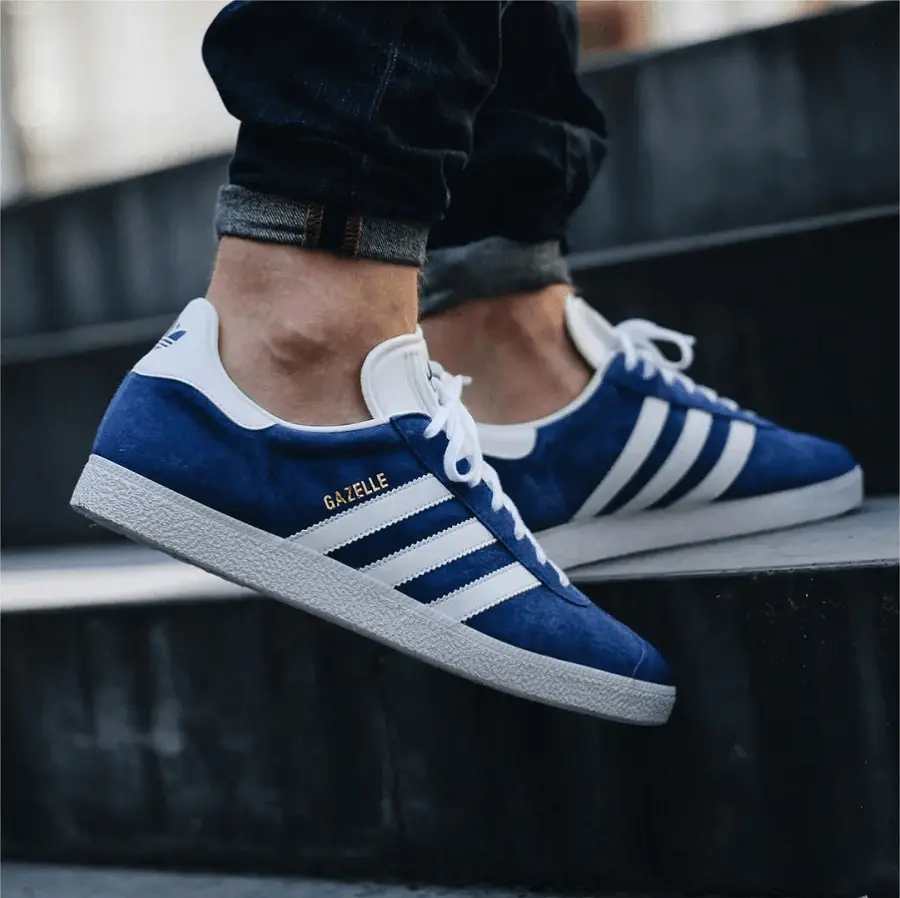 Giày Adidas Gazelle Collegiate 'Royal White' S76227 - Ảnh 5