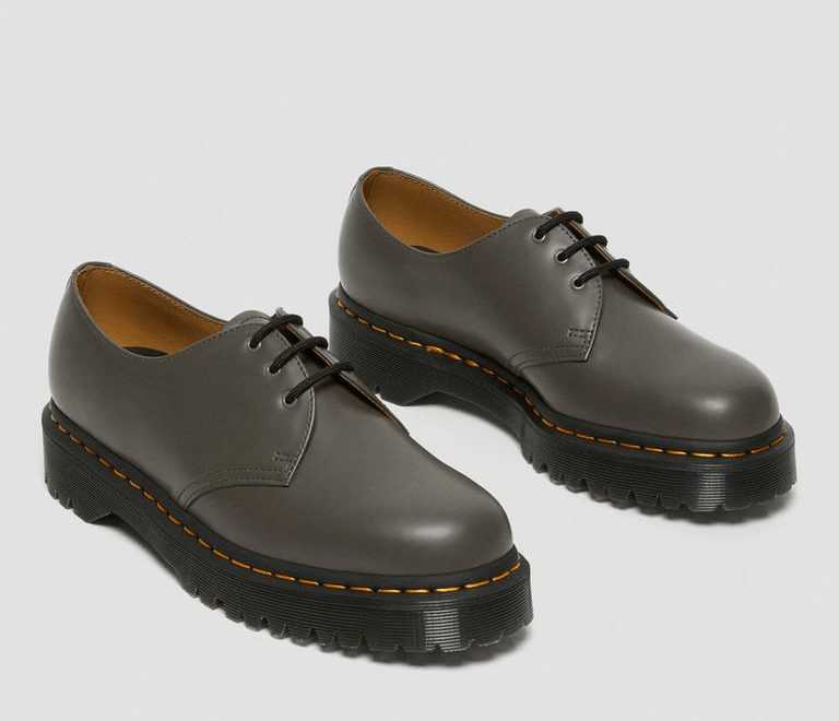 Giày Dr. Martens 1461 Bex Smooth Leather Oxford Shoes 'Khaki Grey' 27141481 - Ảnh 4