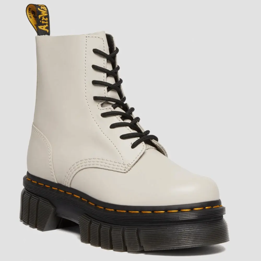 Giày Dr.Martens Audrick Nappa Lux Leather Platform 'White' 27149055 - Ảnh 4