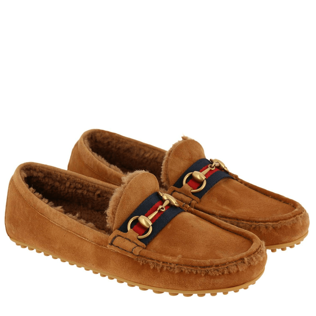 Giày Gucci Loafer Brown 497114-BND10-6176 - Ảnh 5