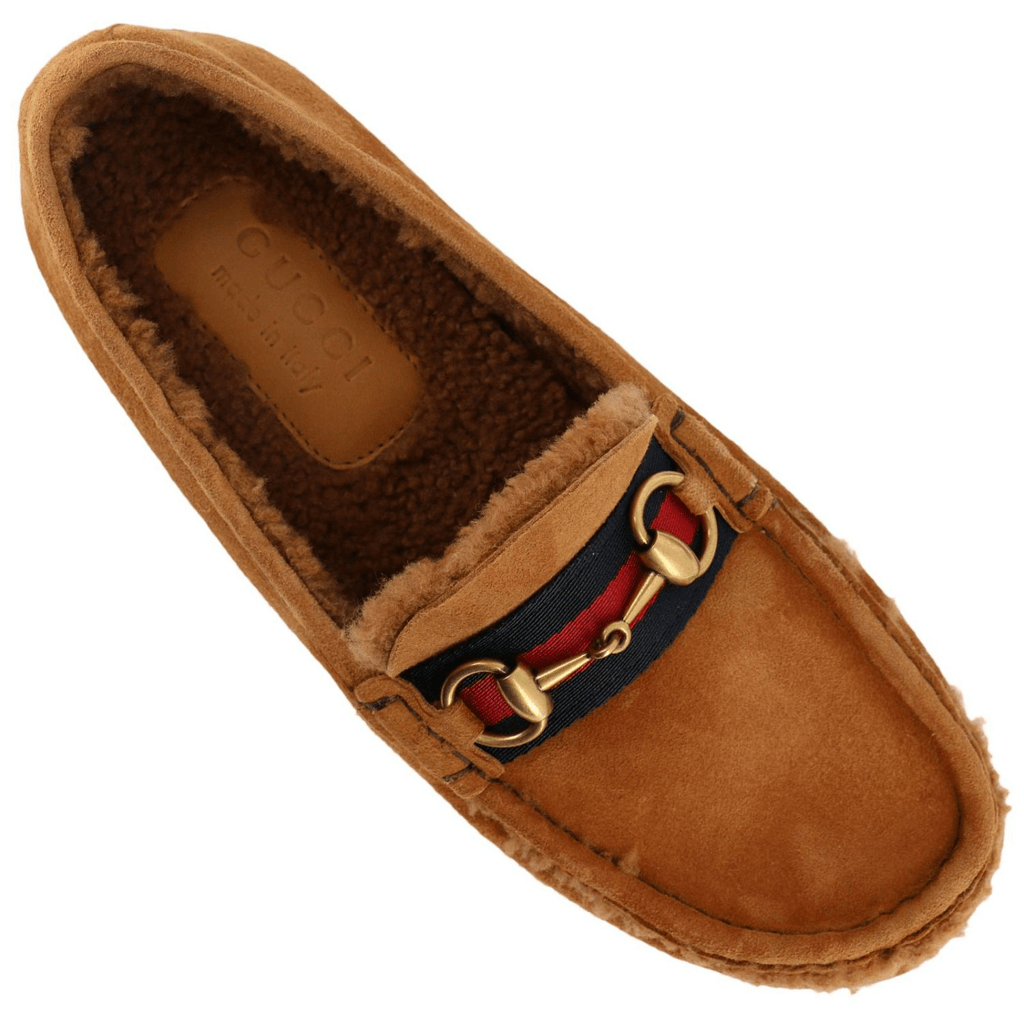 Giày Gucci Loafer Brown 497114-BND10-6176 - Ảnh 3