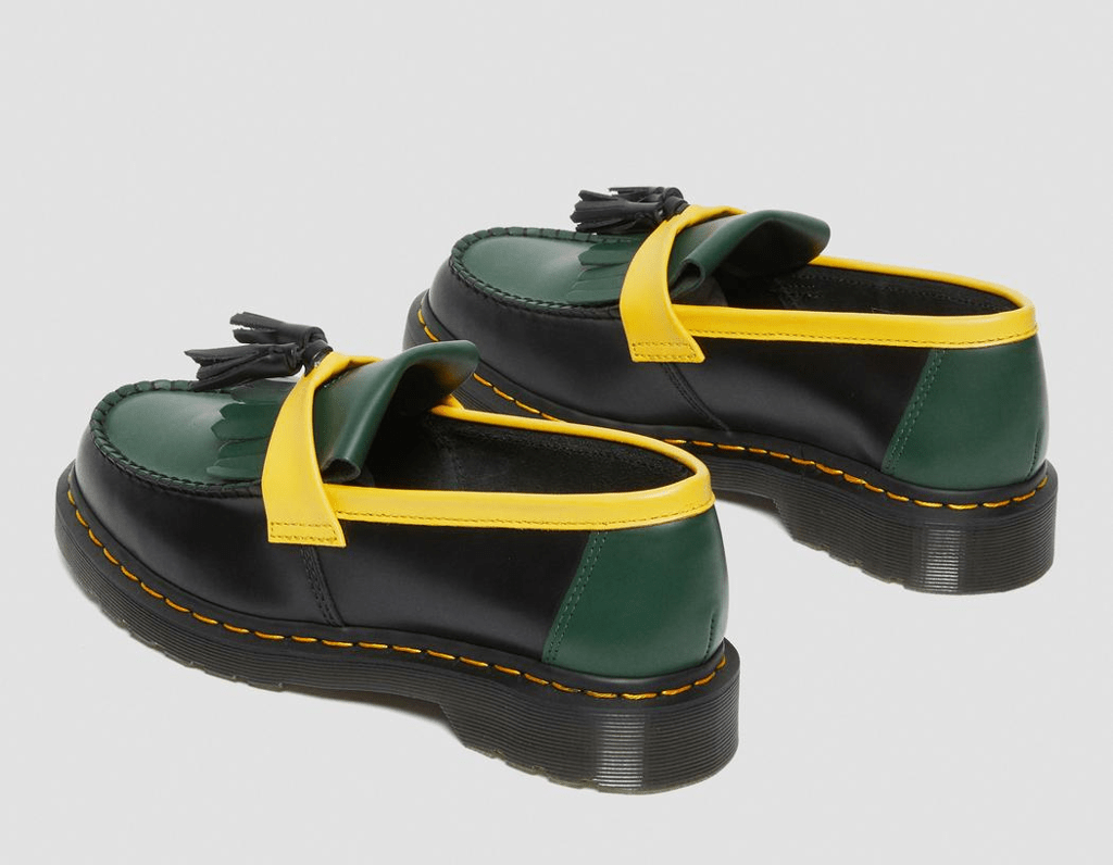 Giày Dr Martens Adrian Tassle Loafers 'Black Green Yellow' 27308001 - Ảnh 5