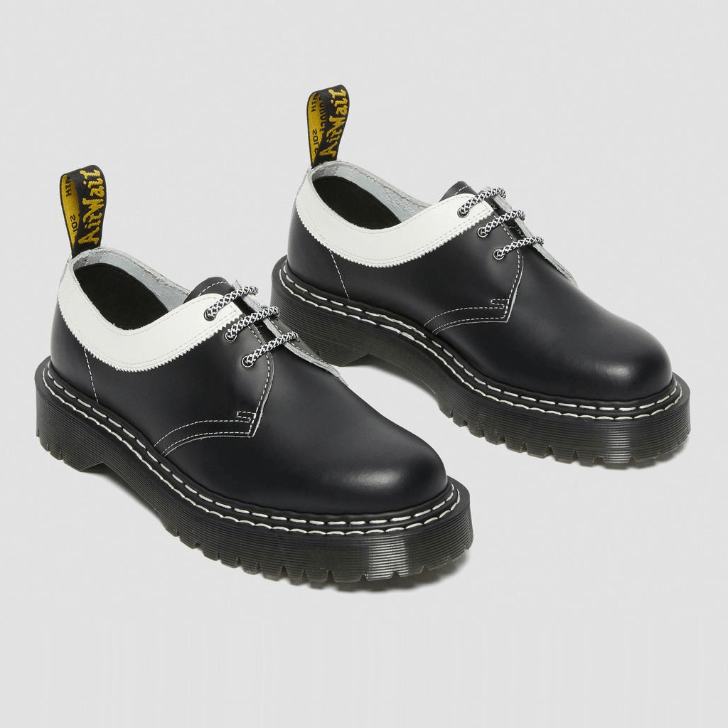 Giày Dr.Martens Bex Smooth Contrast Oxford 'Black White' 27329009 - Ảnh 5