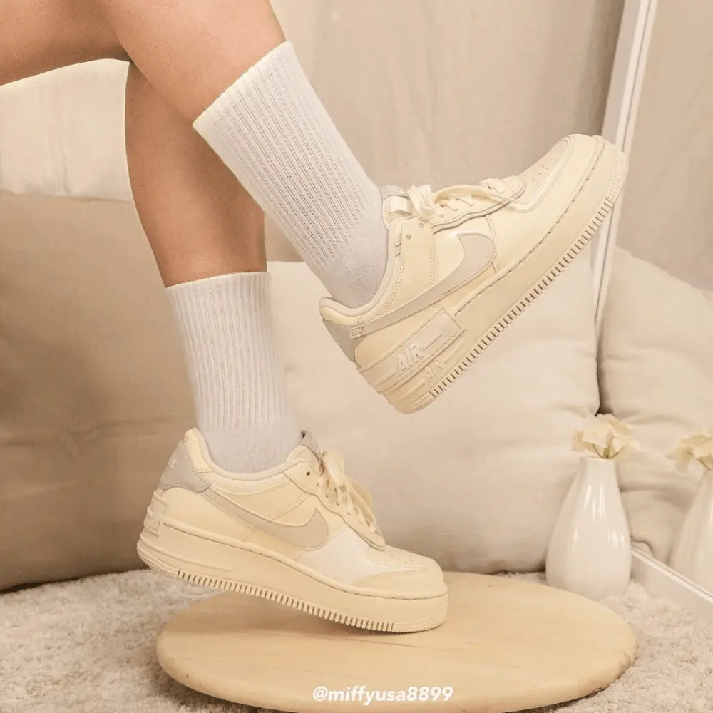 Giày Nike Air Force 1 Shadow 'Coconut Milk' CU8591-102 - Ảnh 4