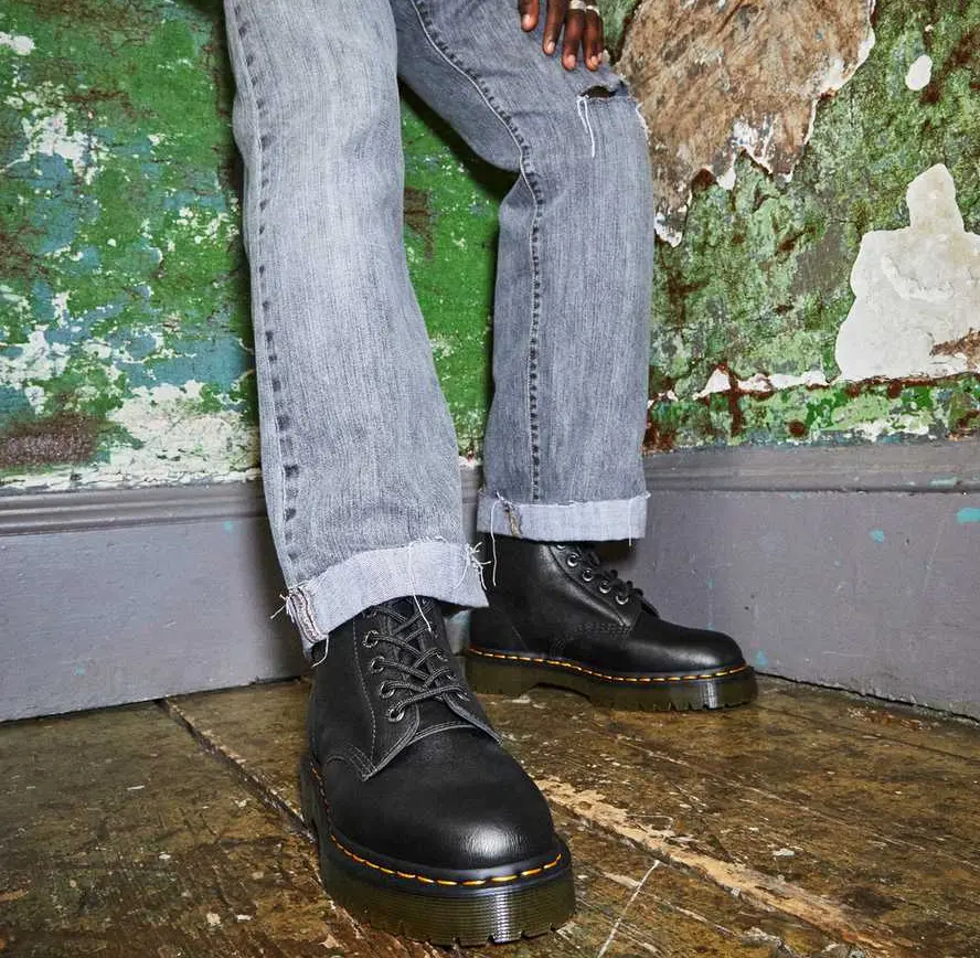 Alternative view of Giày Dr. Martens 101 Bex Pisa Leather Ankle Boots 27373001