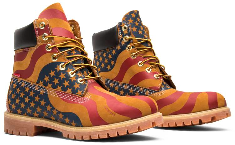 Giày Timberland Supreme x 6 Inch Premium Boot 'American Flag' TB0A1PHF - Ảnh 2