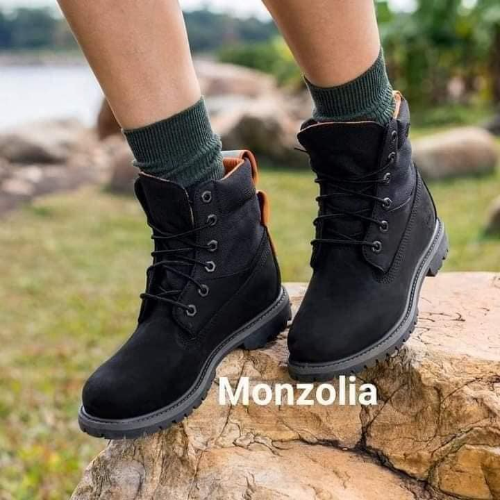 Giày Timberland Mixed Media Waterproof 'Black' A2AZ8 - Ảnh 3