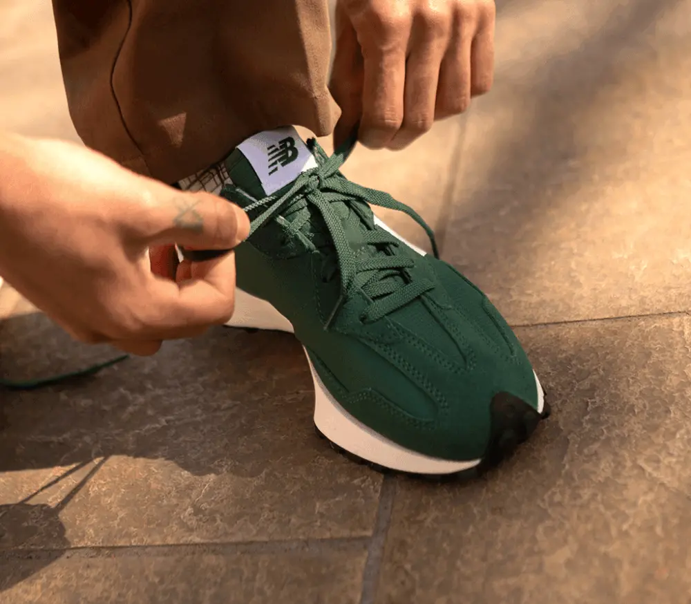 Alternative view of Giày New Balance 327 'Forest Green' MS327GB