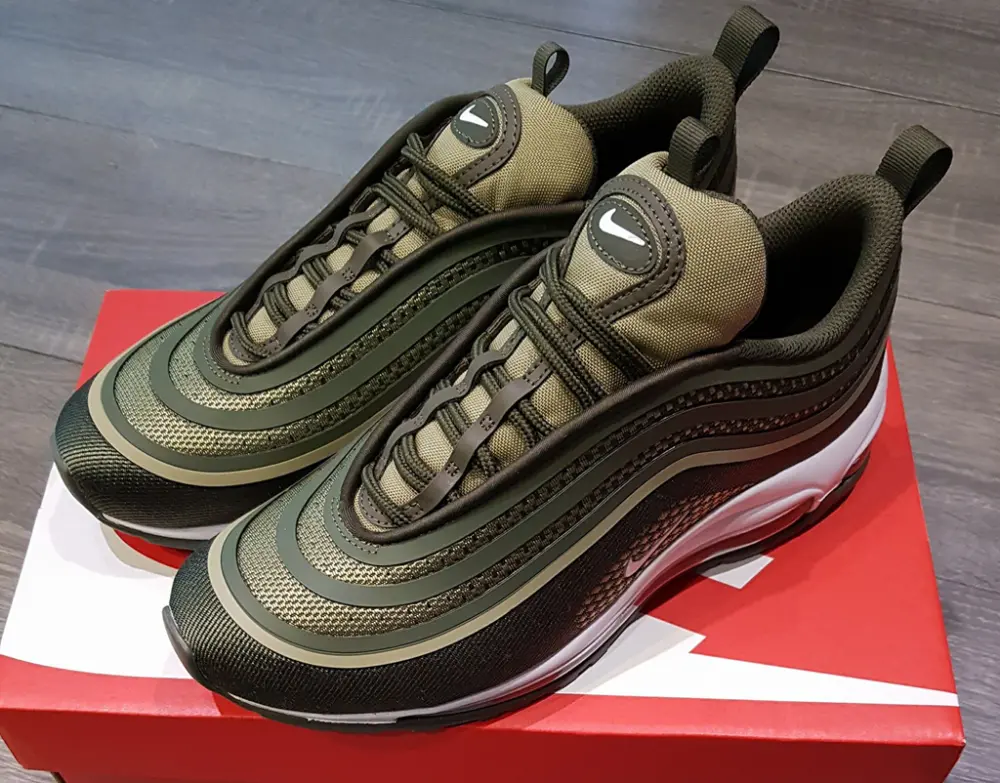 Giày Nike Air Max 97 Ultra 17 GS ‘Cargo Khaki’ 917998-300 - Ảnh 4