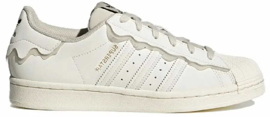 Giày Adidas Superstar 'Cloud White Metallic Gold' GW4441
