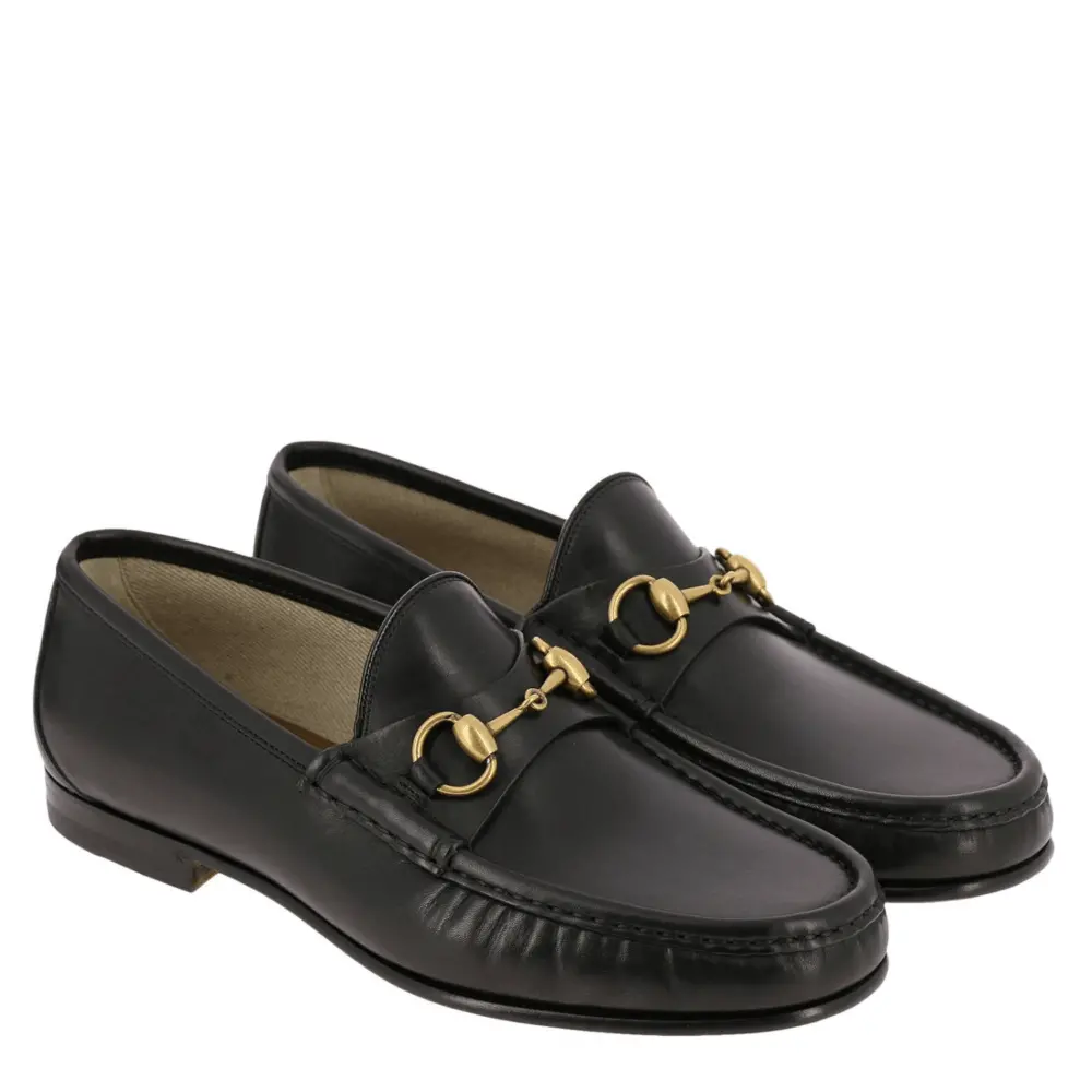 Giày Gucci 1953 Horsebit Leather Loafer 'Black Leather' 307929-BLM00-1000 - Ảnh 5