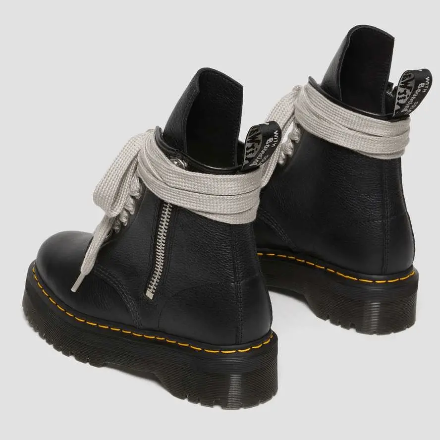 Giày Dr. Martens 1460 x Rick Owens Quad Leather 'Black Lunar' 27978001 - Ảnh 7