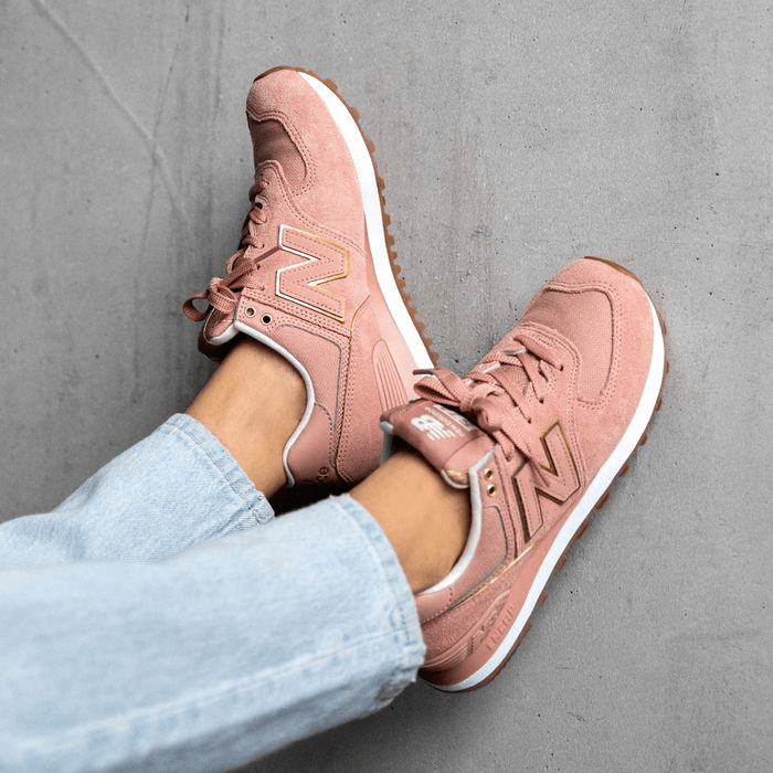 Giày New Balance Wmns 574 'Pink Rose' WL574SOB - Ảnh 4