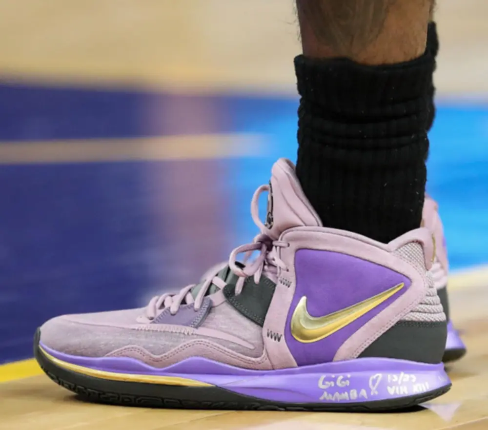 Alternative view of Giày Nike Kyrie 8 Infinity Regal Purple Gold (GS) DD0334-500
