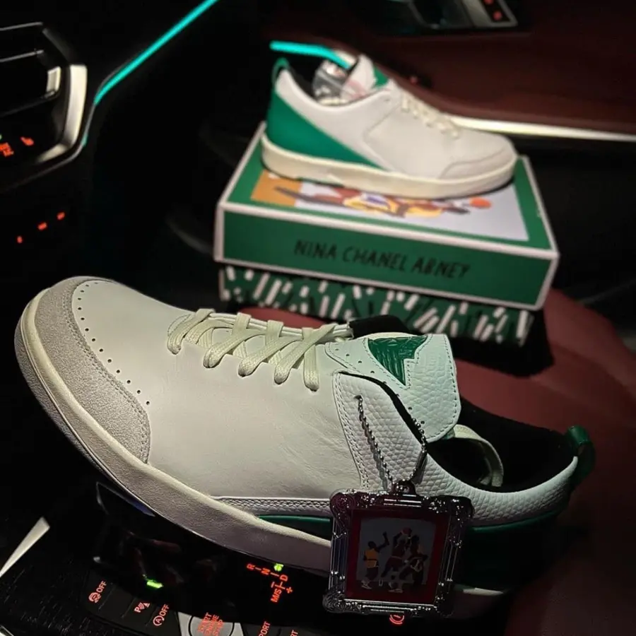 Giày Nike Air Jordan 2 Low x Nina Chanel Abney 'White' DQ0560-160 - Ảnh 5