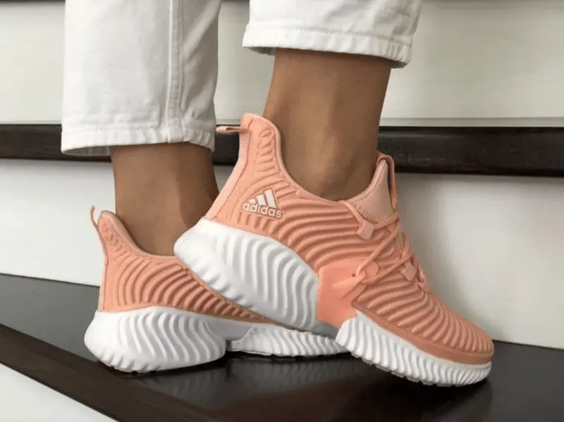 Alternative view of Giày Adidas Alphabounce Instinct 'Coral Pink White' D97284