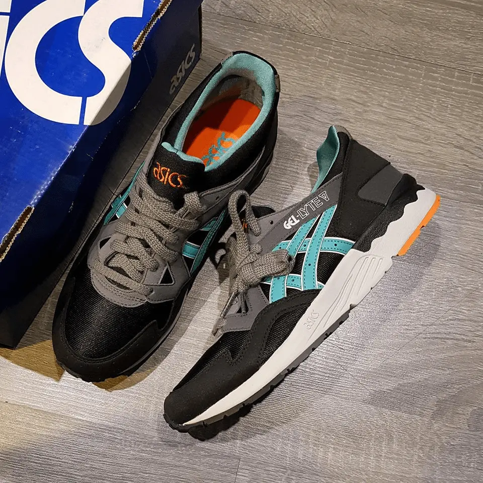 Giày Asics Gel Lyte V Black Latigo Bay C541N 9089 - Ảnh 3
