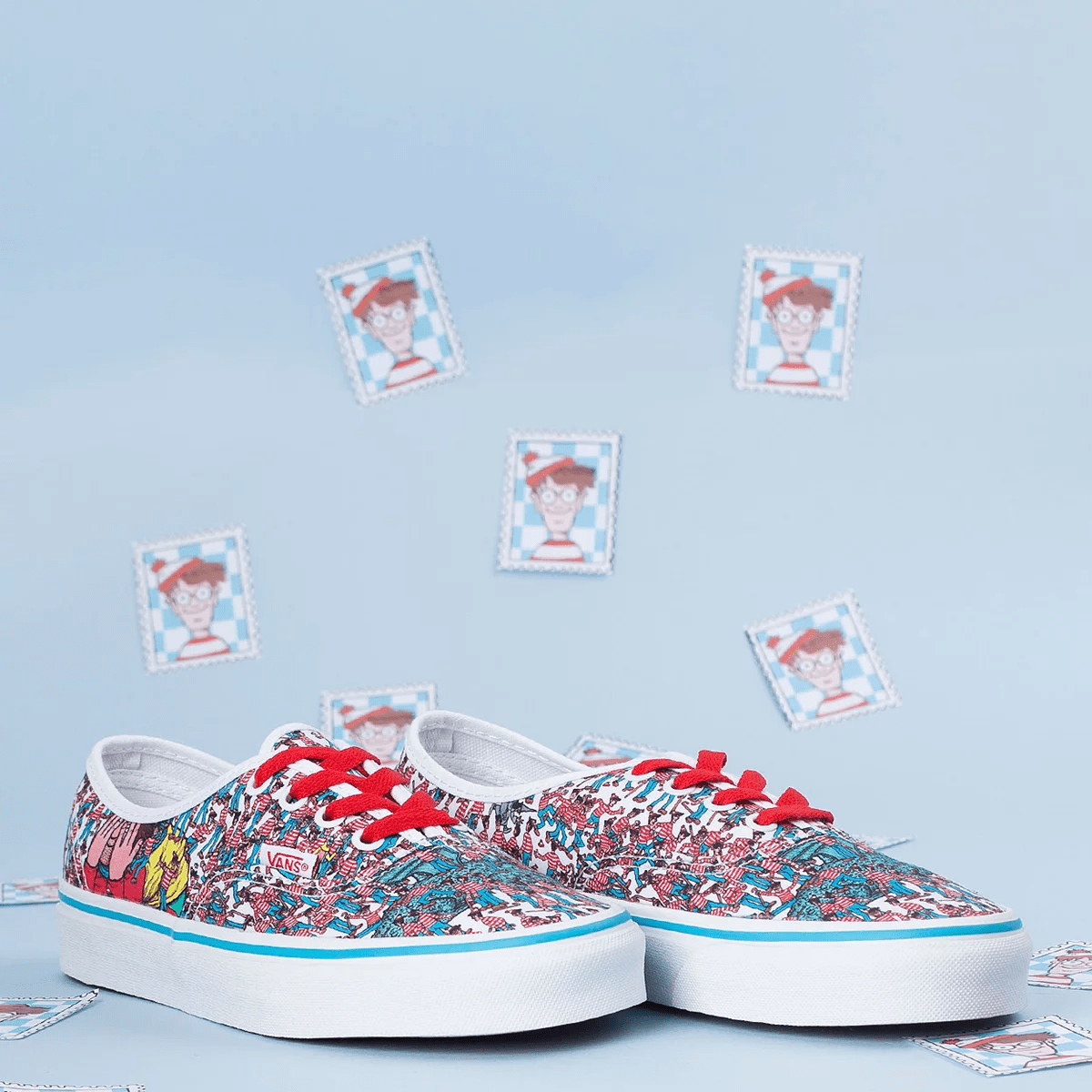 Giày Vans Where's Waldo? x Authentic 'Land of Waldos' VN0A348A3RZ - Ảnh 2