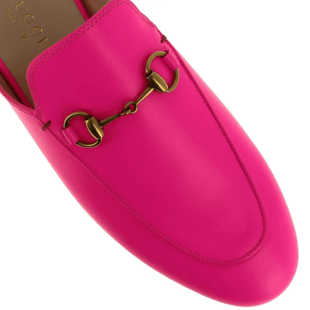 Giày Gucci Princetown Fluorescent Fuchsia 557730-0ZR60-5616 - Ảnh 3