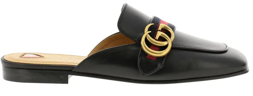 Giày Gucci Leather Slipper Double G 423694-DKHC0-1061