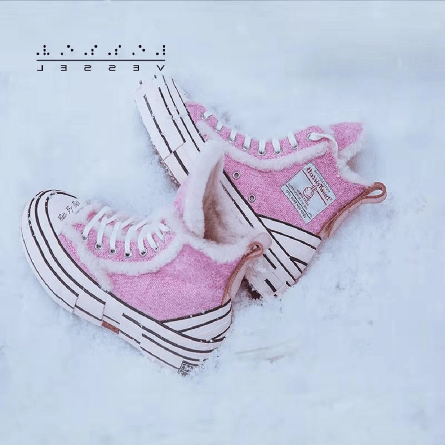 Giày XVESSEL G.O.P. Winter Highs Bubblegum - Ảnh 6