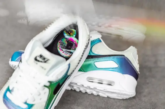 Alternative view of Giày Nike Air Max 90 'Bubble Pack' CT9631-100
