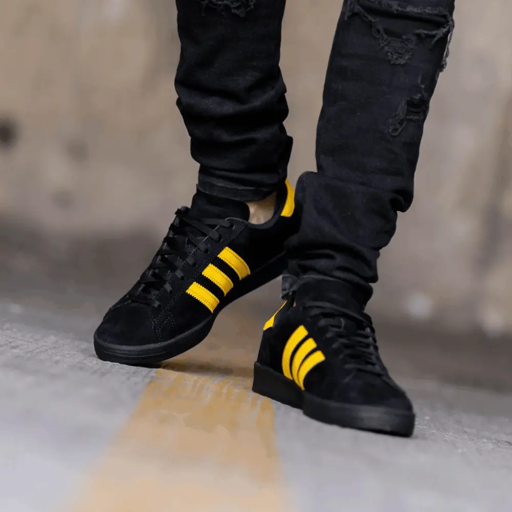Alternative view of Giày Adidas Campus ADV 'Black Bold Gold' GW3131