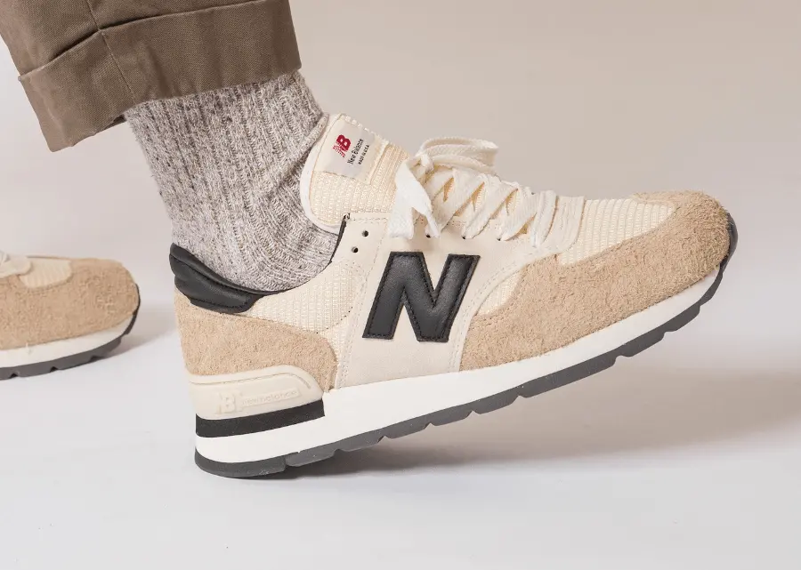 Giày New Balance 990v1 MiUSA Teddy Santis 'Macadamia Nut' M990AD1 - Ảnh 7